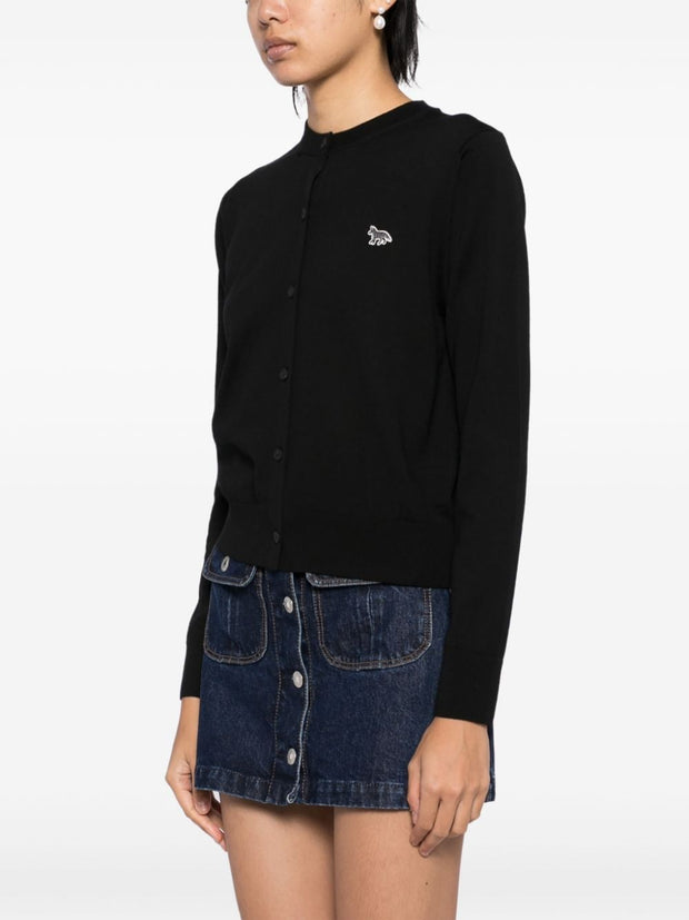 Maison Kitsuné Maison Kitsune Mid-length Knitted Cardigan