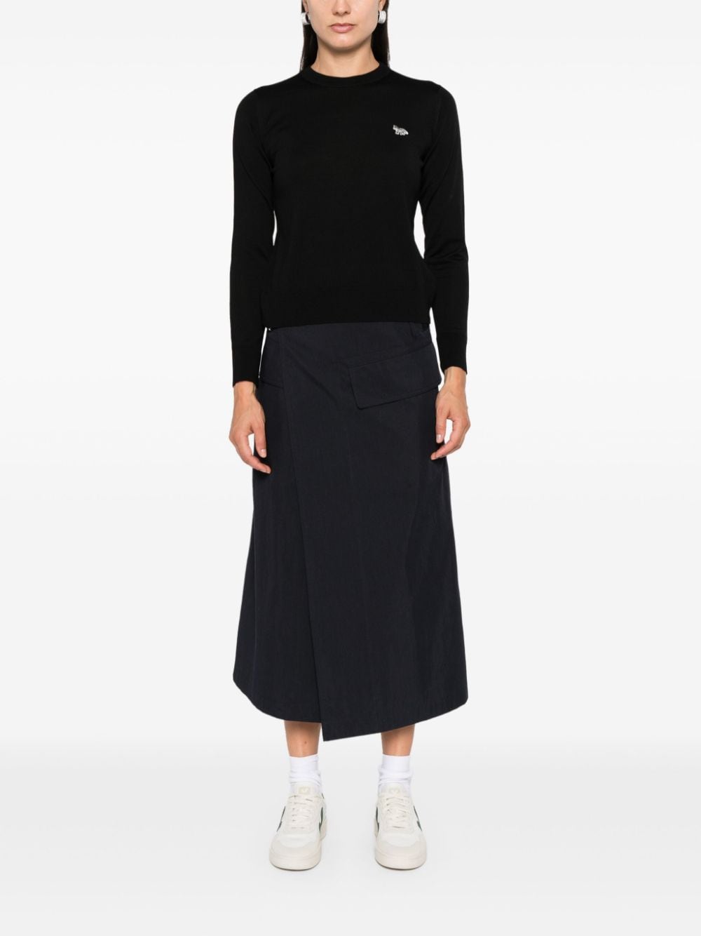 Maison Kitsuné Maison Kitsune Baby Fox-patch Sweater