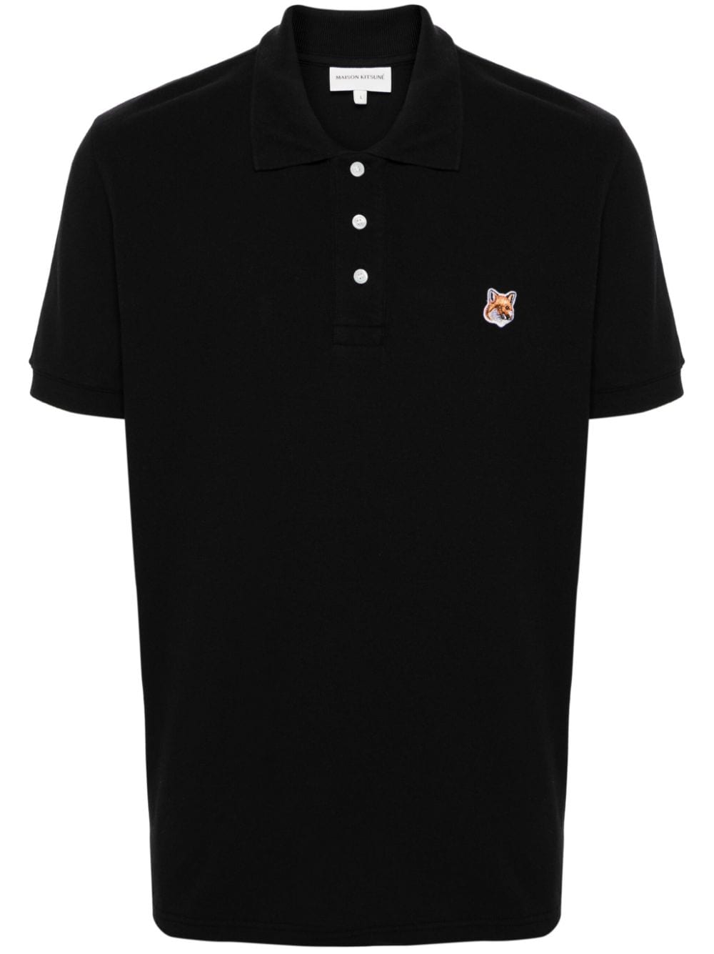 MAISON KITSUNE' Polo Shirt In Black
