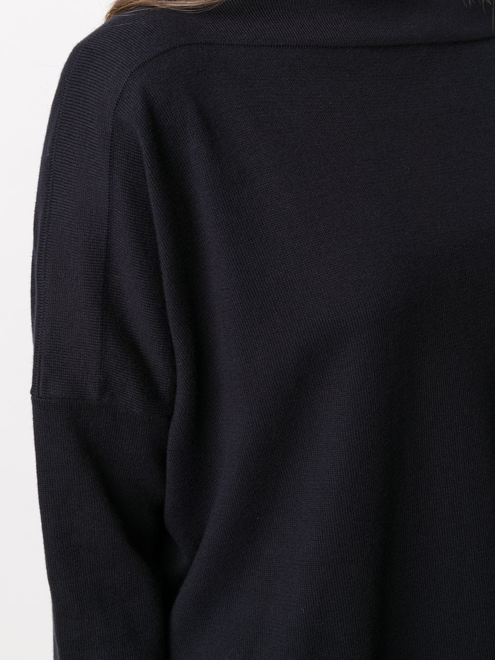 Daniela Gregis Cotton Boat-neck Sweater In Blue
