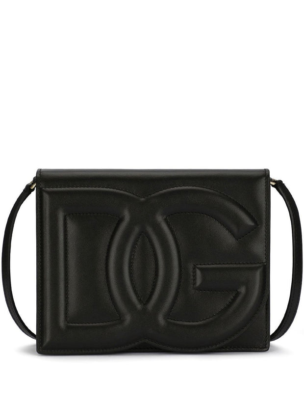 Dolce & Gabbana Calfskin DG Logo Crossbody Bag