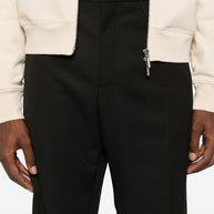JACQUEMUS Trousers In Black