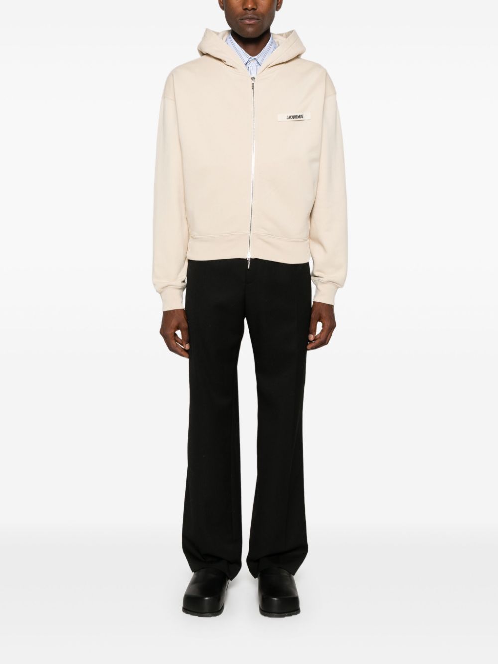 JACQUEMUS Trousers In Black