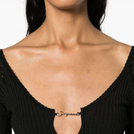 JACQUEMUS La Mini Robe Pralu Dress In Black