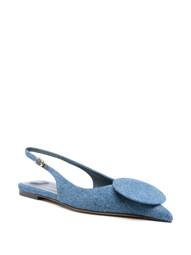 Jacquemus The Slingback Duelo Plates Ballet Flats