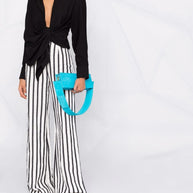 JACQUEMUS Bahia Tied Sash Shirt In Black