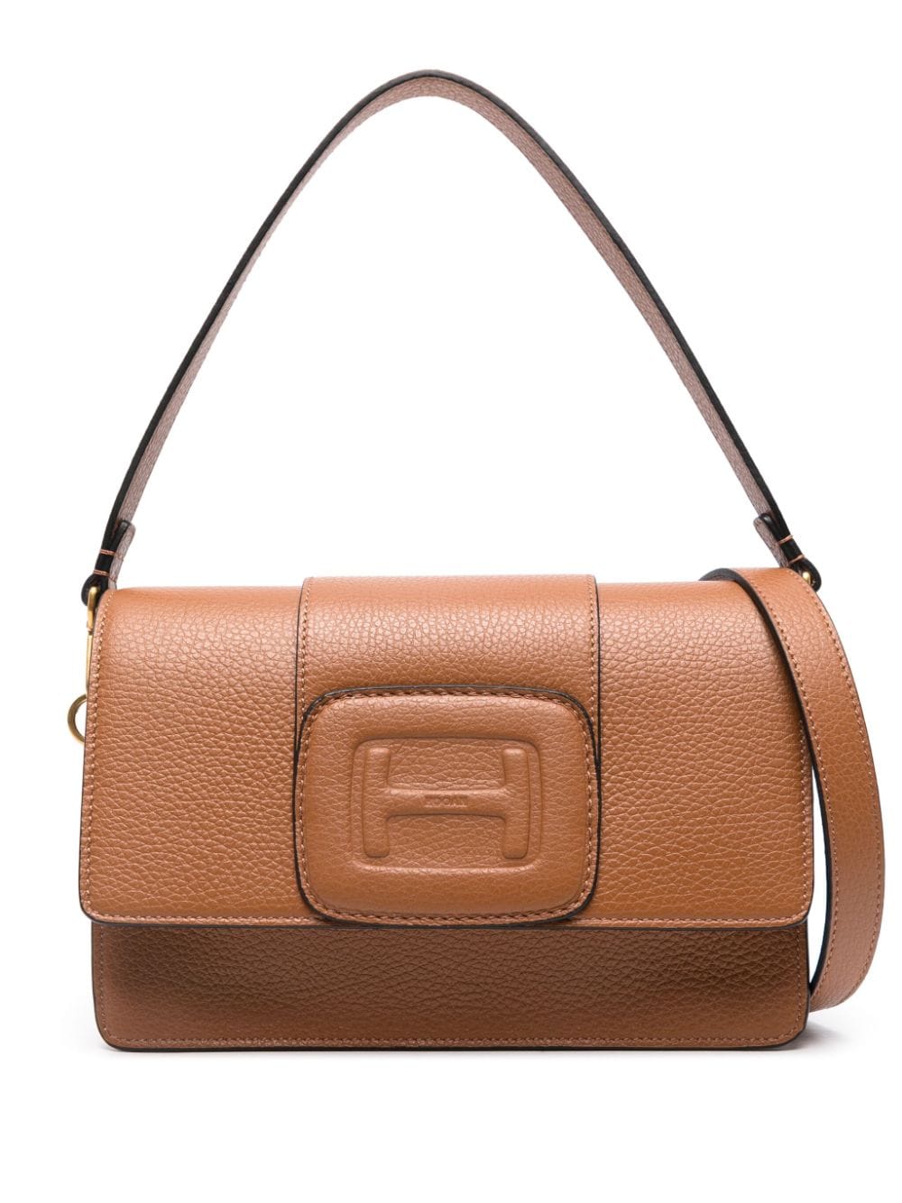 HOGAN PRE Brown Leather H-bag Crossbody Bag