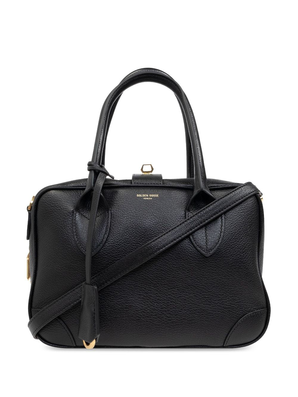 Golden Goose Vita Leather Tote Bag Black