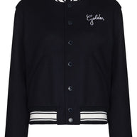 Golden Goose Wool Blend Bomber Jacket In Blue