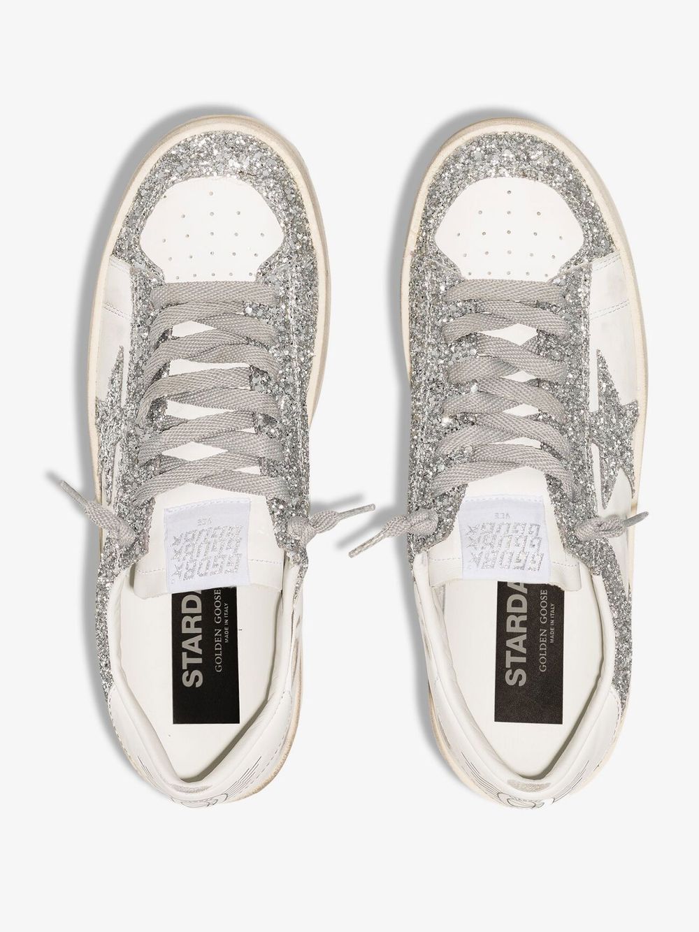 Golden Goose Stardan Sneakers Silver