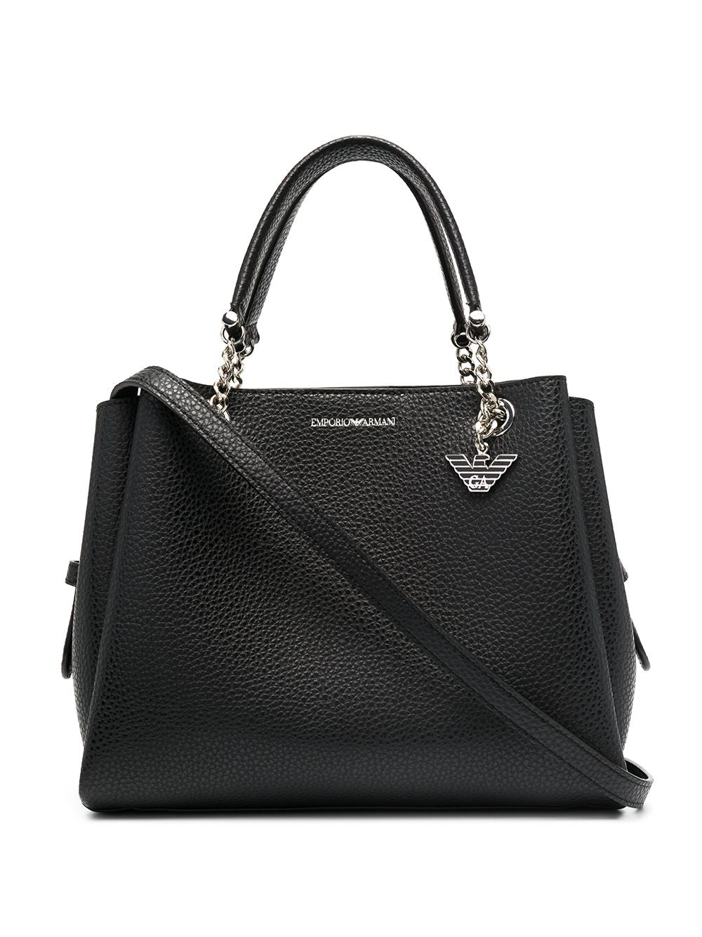 Emporio Armani Faux Leather Shopper Bag