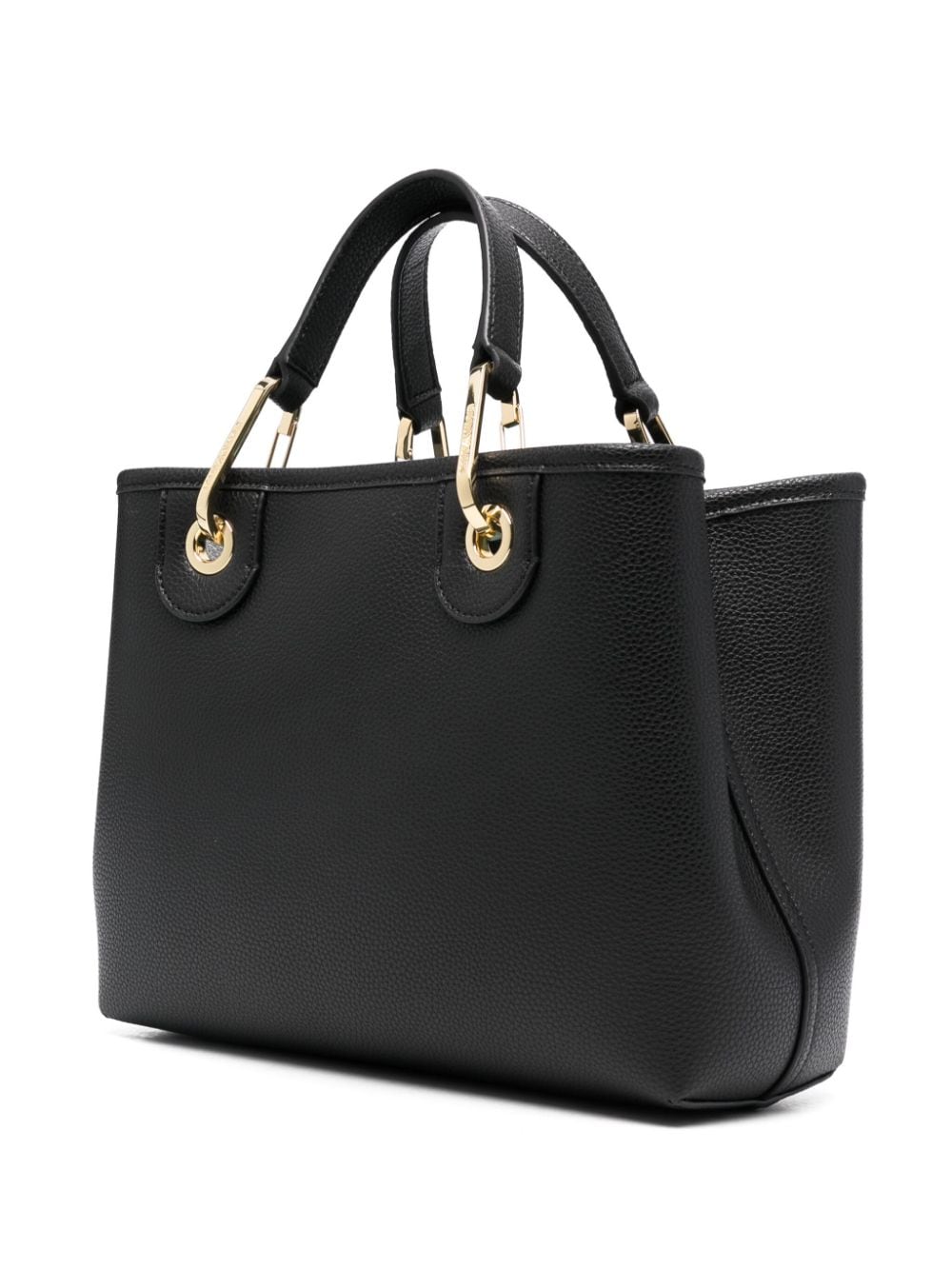 Emporio Armani Faux Leather Shopper Bag