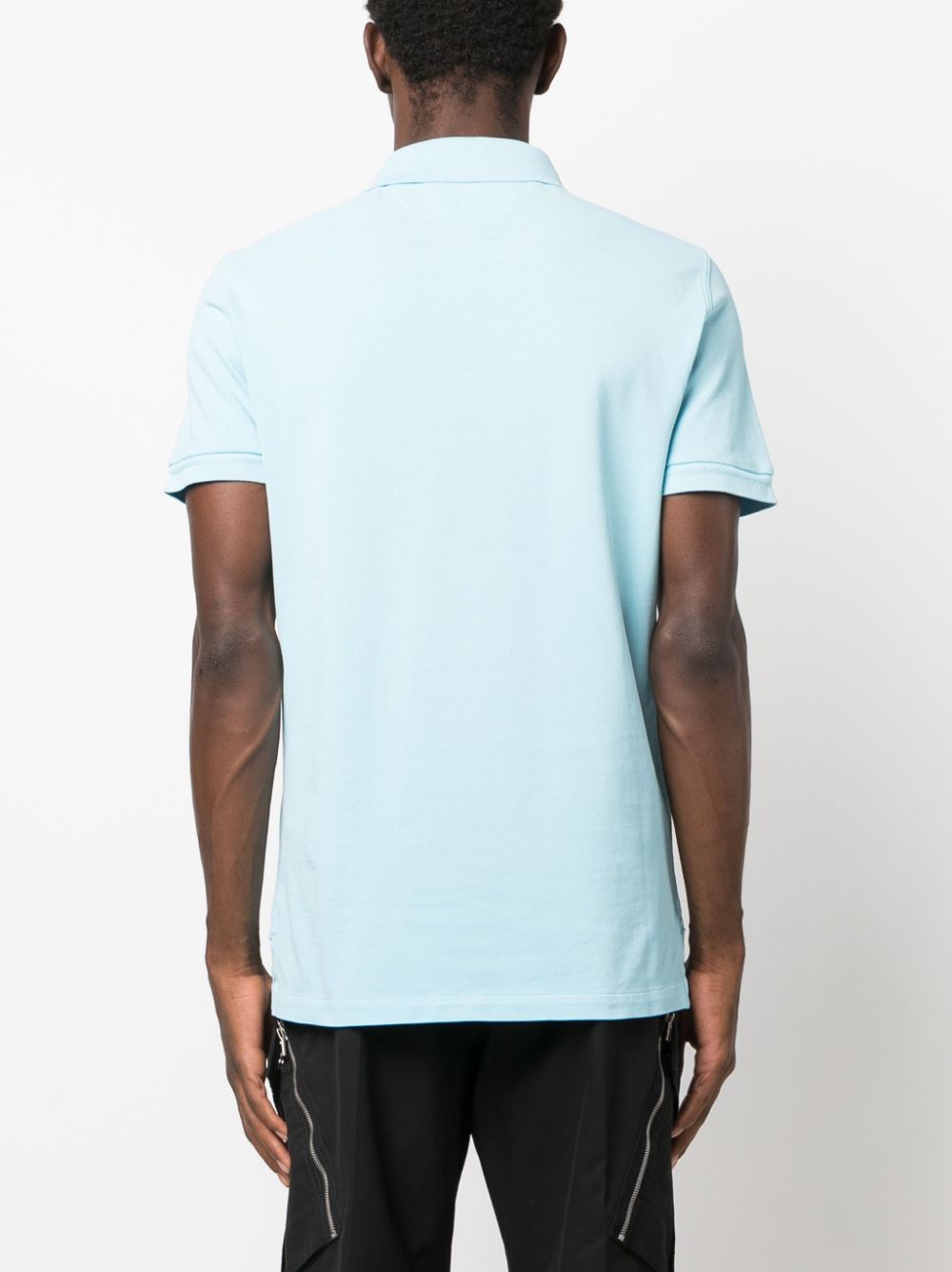 Tom Ford Blue Cotton Polo Shirt