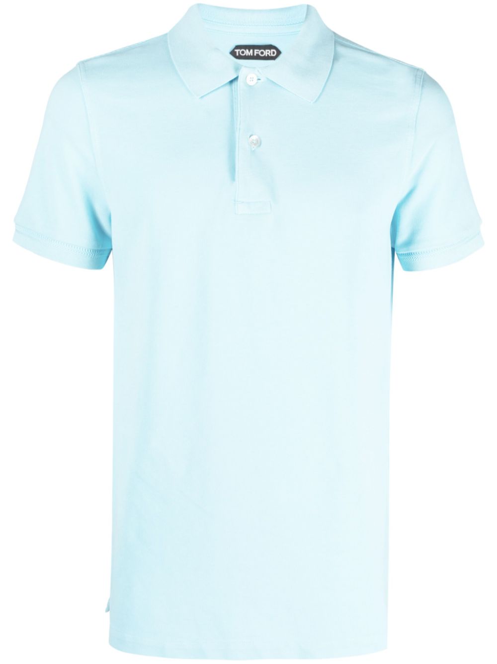 Tom Ford Blue Cotton Polo Shirt