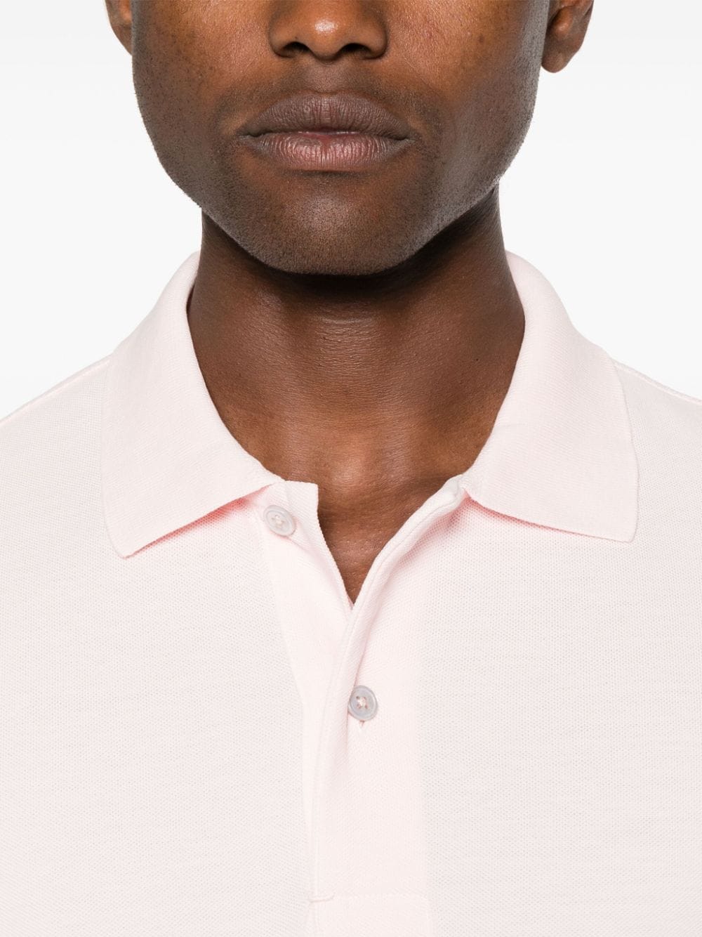 Tom Ford Pink Cotton Polo Shirt