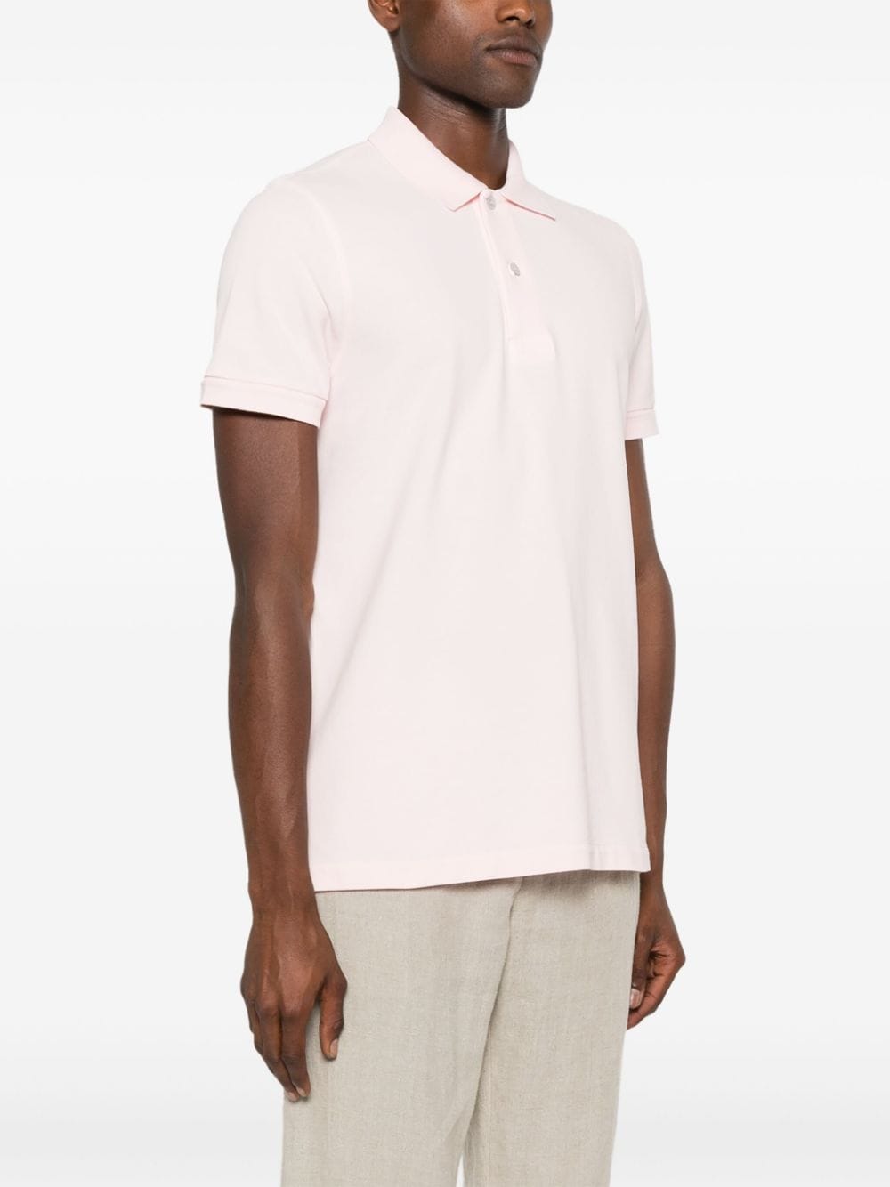 Tom Ford Pink Cotton Polo Shirt