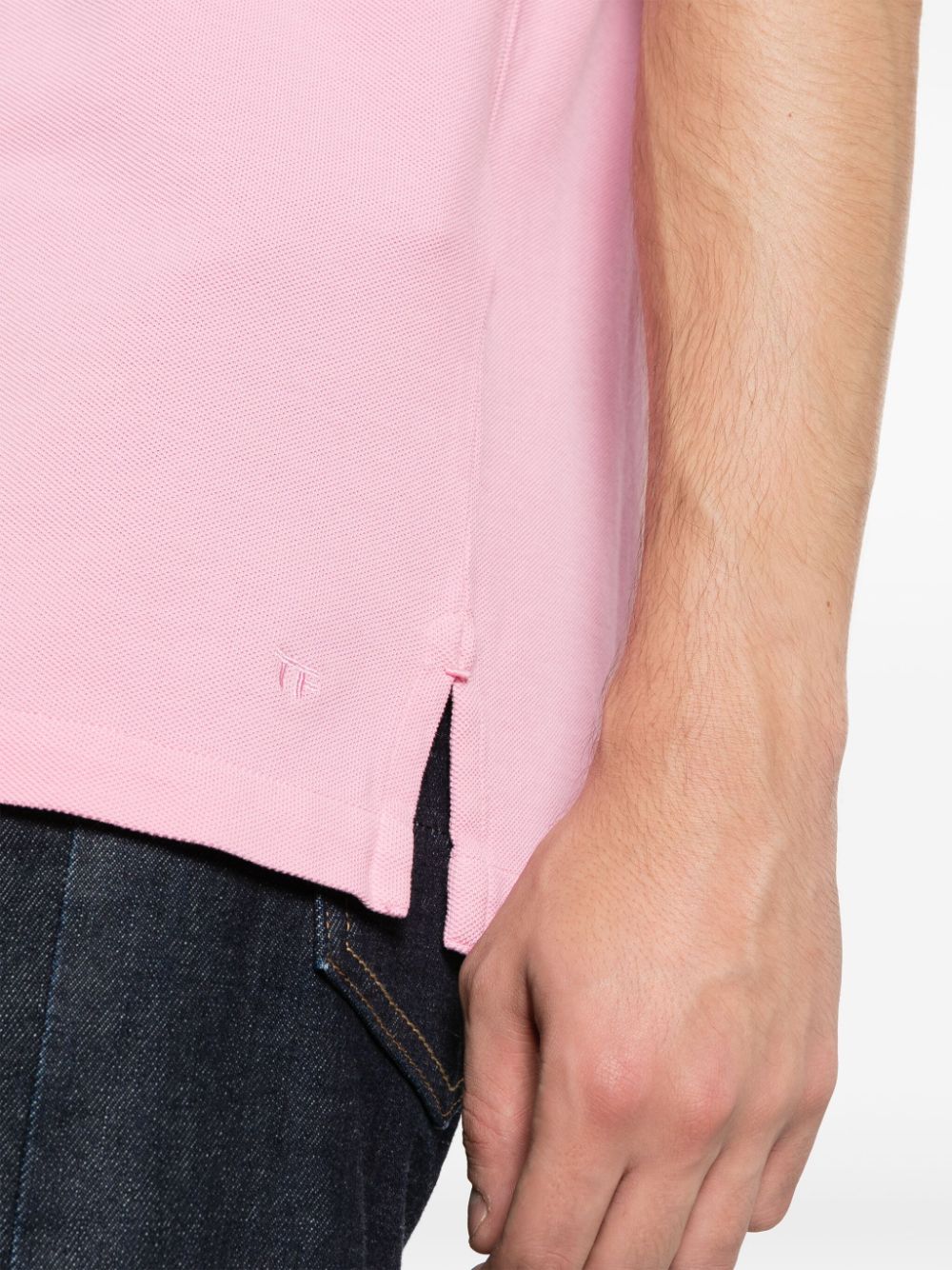 Tom Ford Pink Cotton Polo Shirt