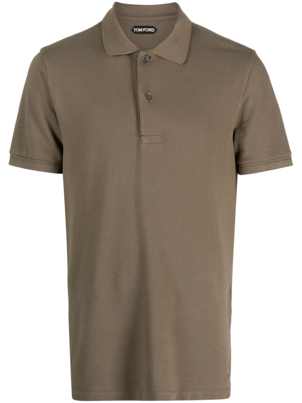 Tom Ford Khaki Cotton Polo Shirt