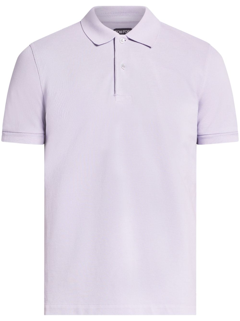 Tom Ford Lilac Cotton Polo Shirt