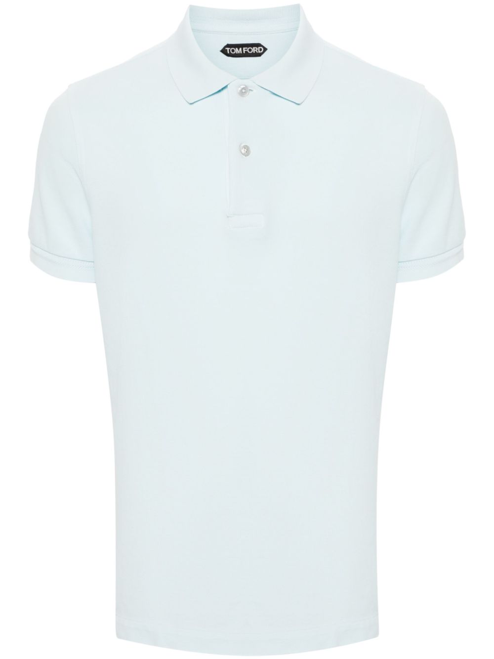 Tom Ford Blue Cotton Polo Shirt