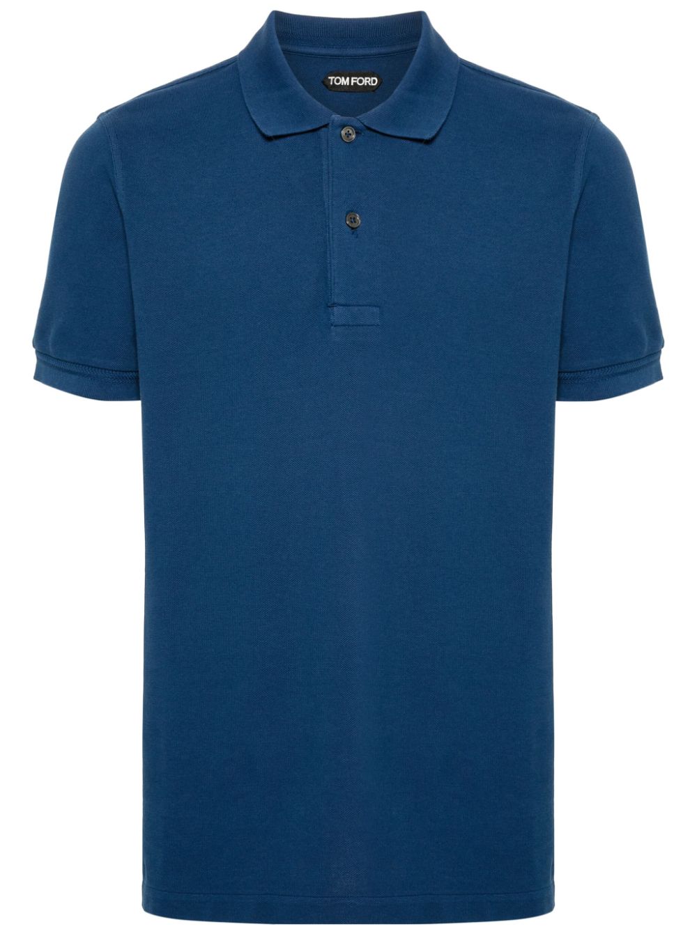 Tom Ford Blue Cotton Polo Shirt