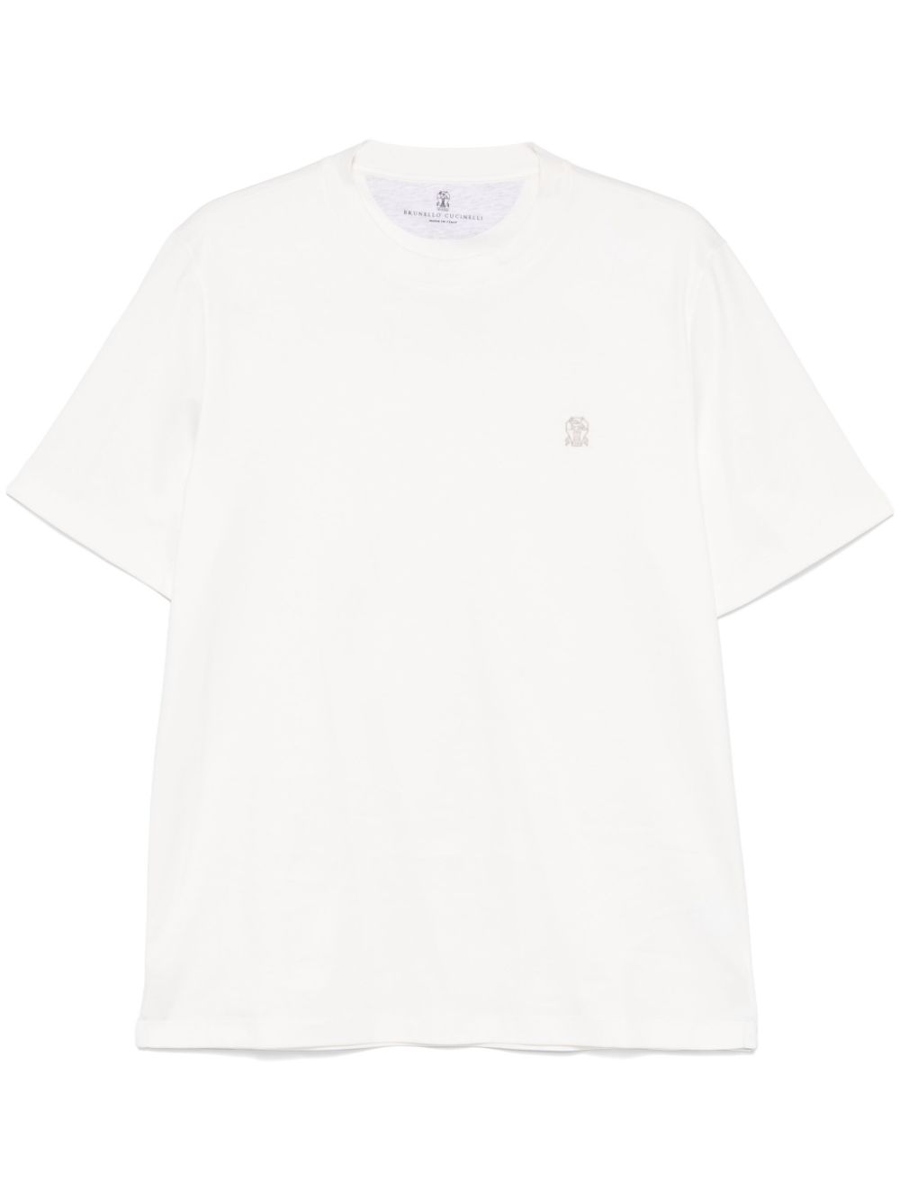 Brunello Cucinelli Cotton T-Shirt White