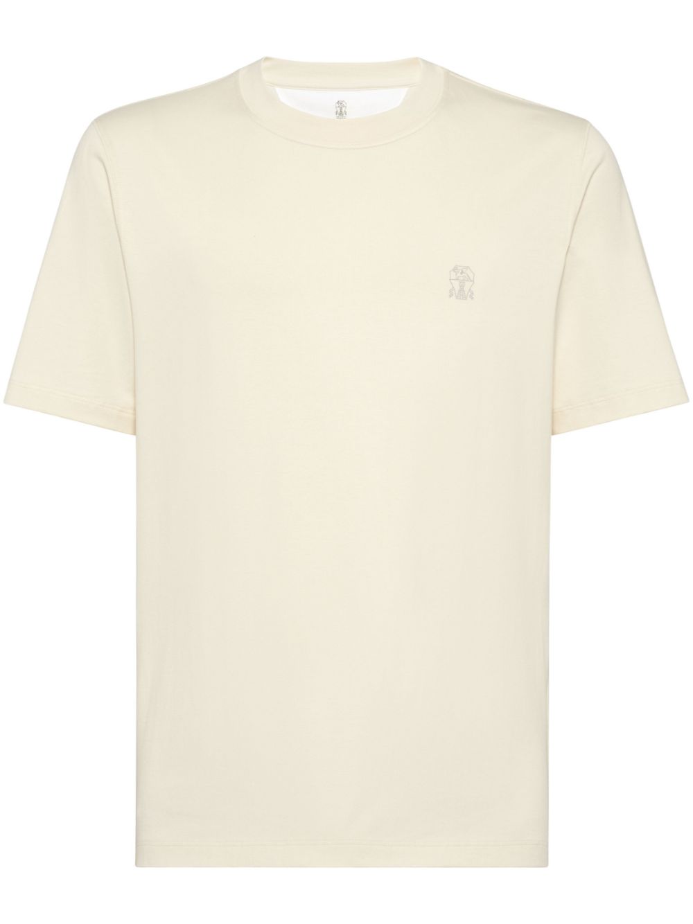 Brunello Cucinelli Cotton T-Shirt Yellow