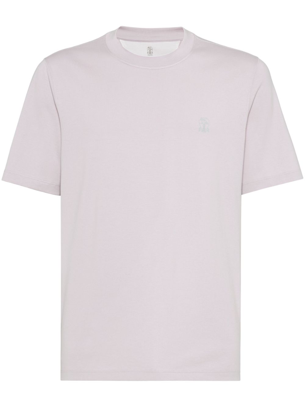 Brunello Cucinelli Cotton T-Shirt Purple