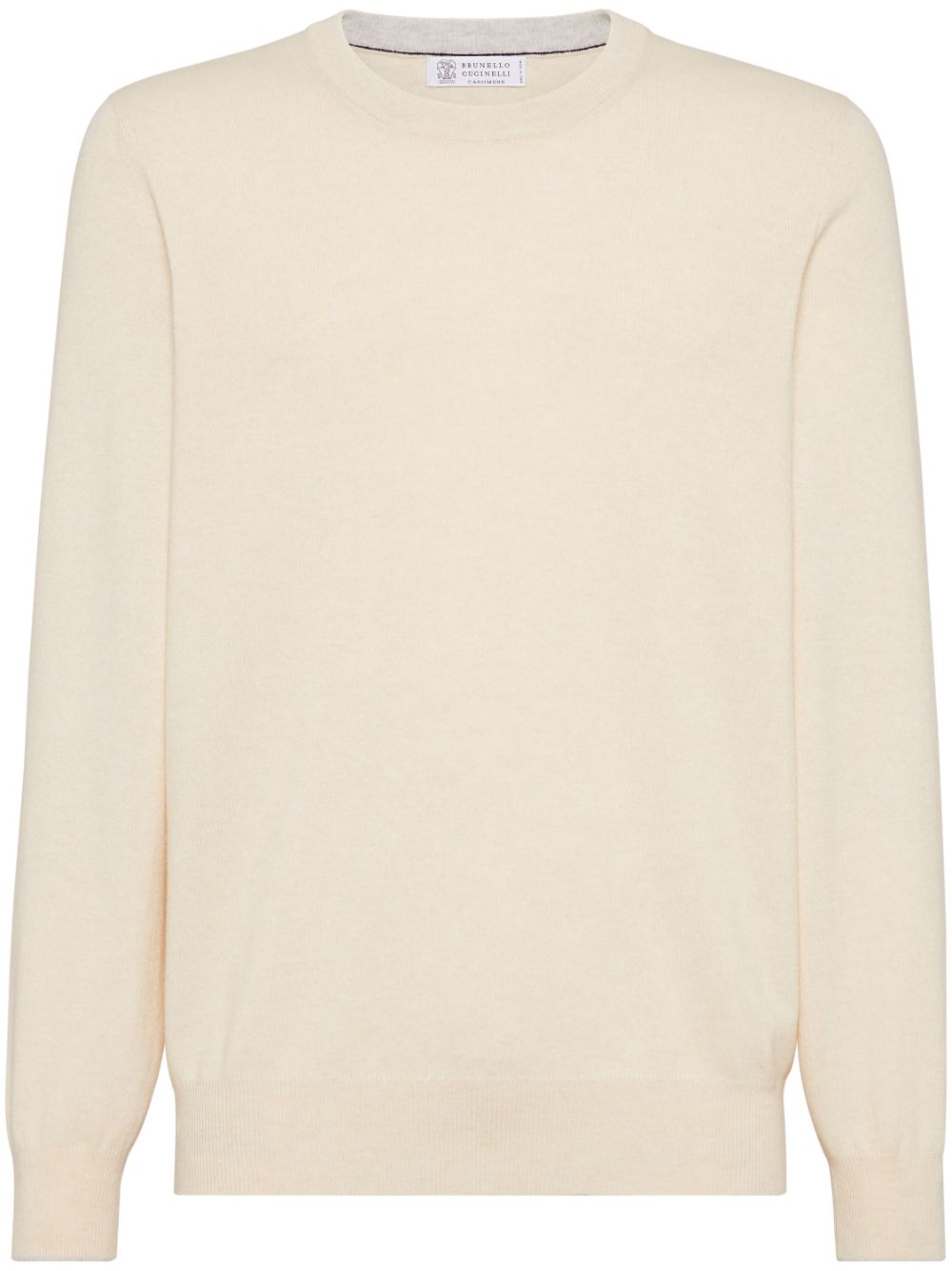 Brunello Cucinelli Cashmere Sweater In Beige