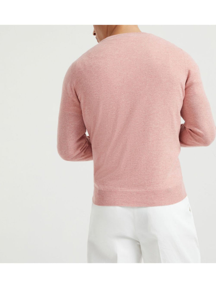 Brunello Cucinelli Cashmere Crewneck Sweater - Pink