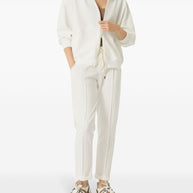 Brunello Cucinelli Cotton Joggers In White