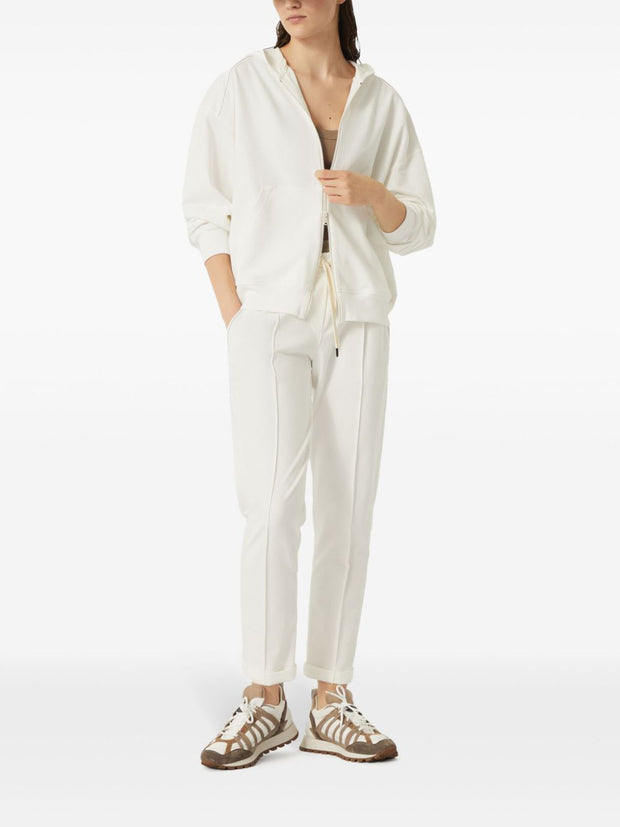 Brunello Cucinelli Cotton Joggers In White
