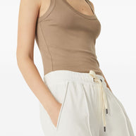 Brunello Cucinelli Cotton Joggers In White