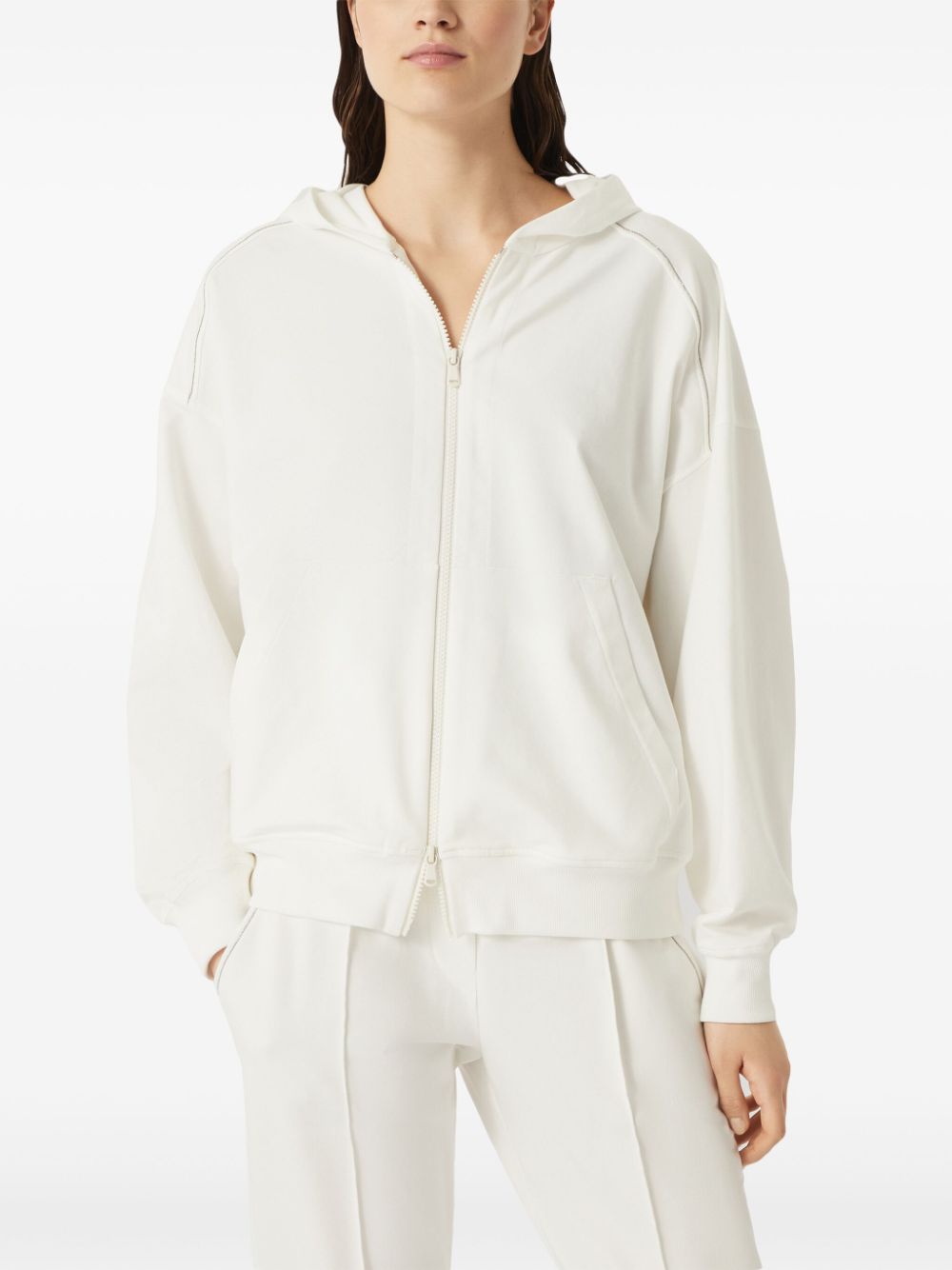 Brunello Cucinelli Full Zip Hooded Sweatshirt