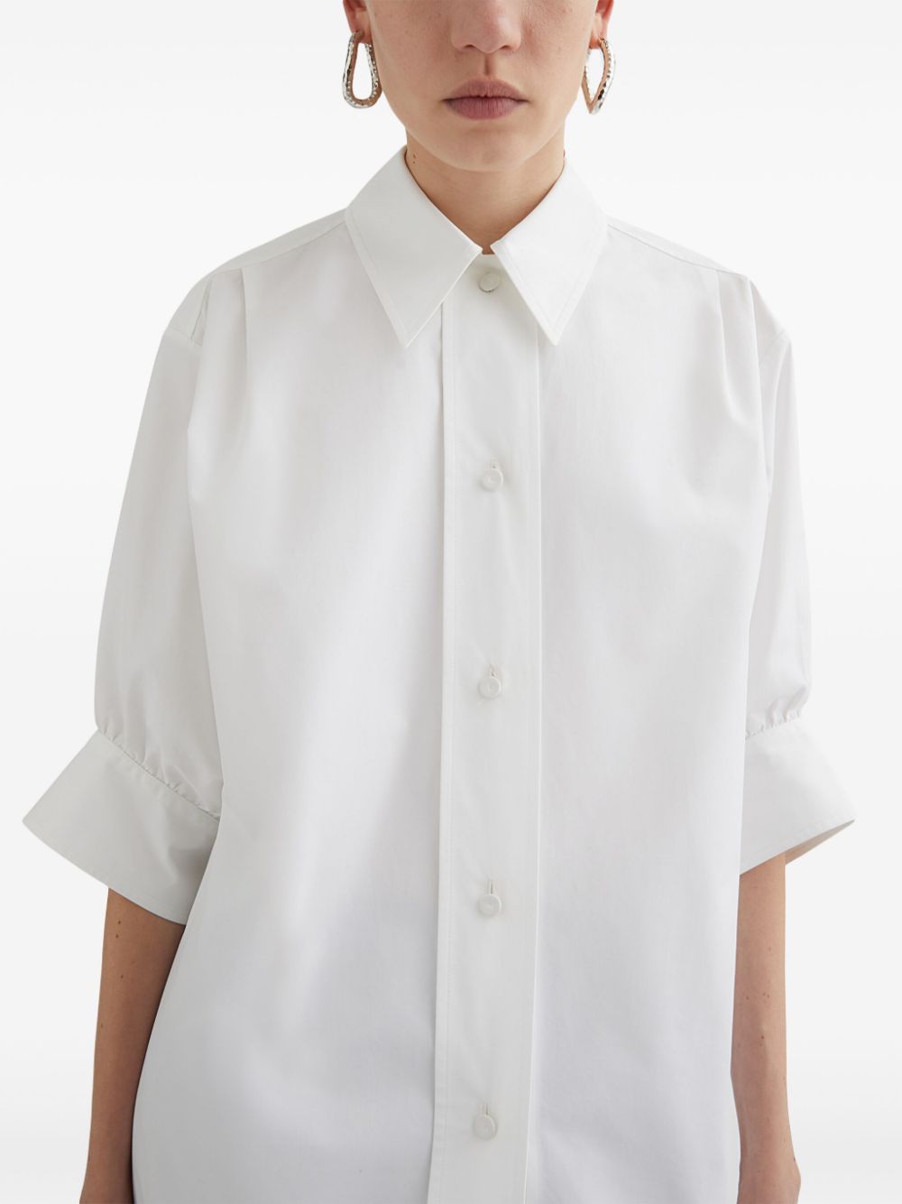 Jil Sander White Cotton Shirt