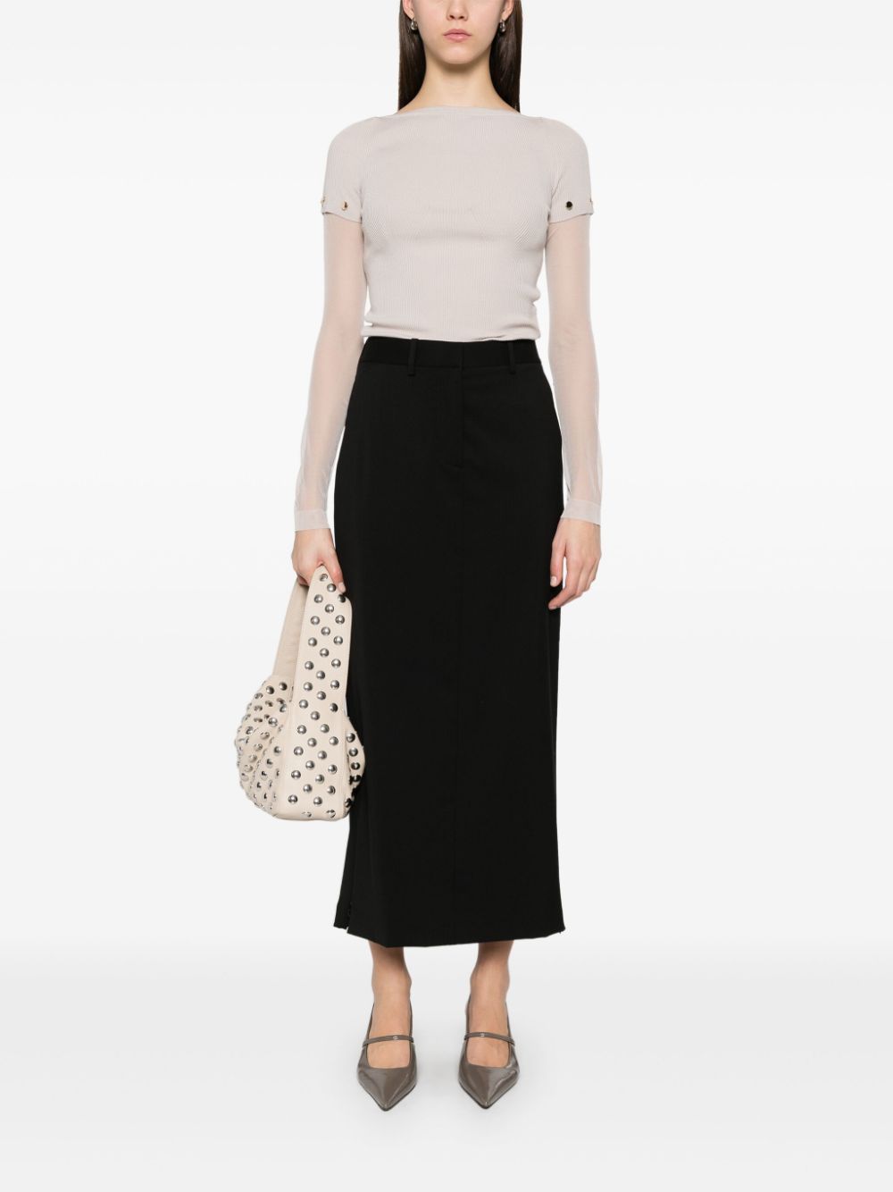 SPORTMAX PRE Layered Effect Top