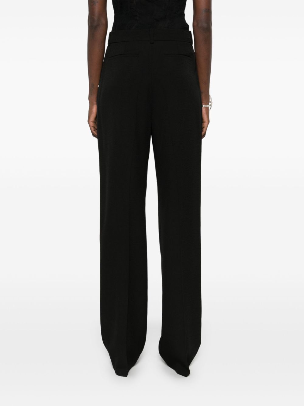 SPORTMAX PRE Pleated Pants in Black