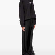 MM6 Maison Margiela Cotton Jearsey Hooded Sweatshirt in Black