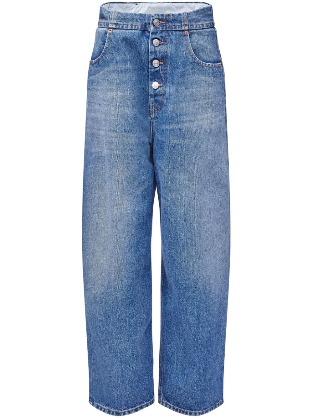 MM6 Maison Margiela Straight Leg Jeans Clear Blue