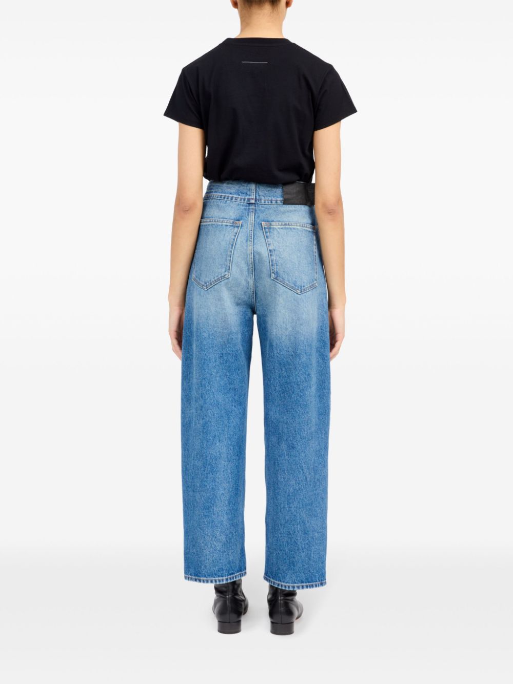 MM6 Maison Margiela Straight Leg Jeans Clear Blue