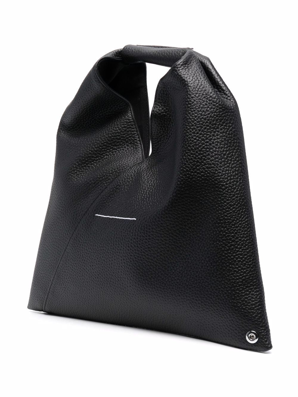 MM6 Maison Margiela Japanese Bag In Black Grained Leather