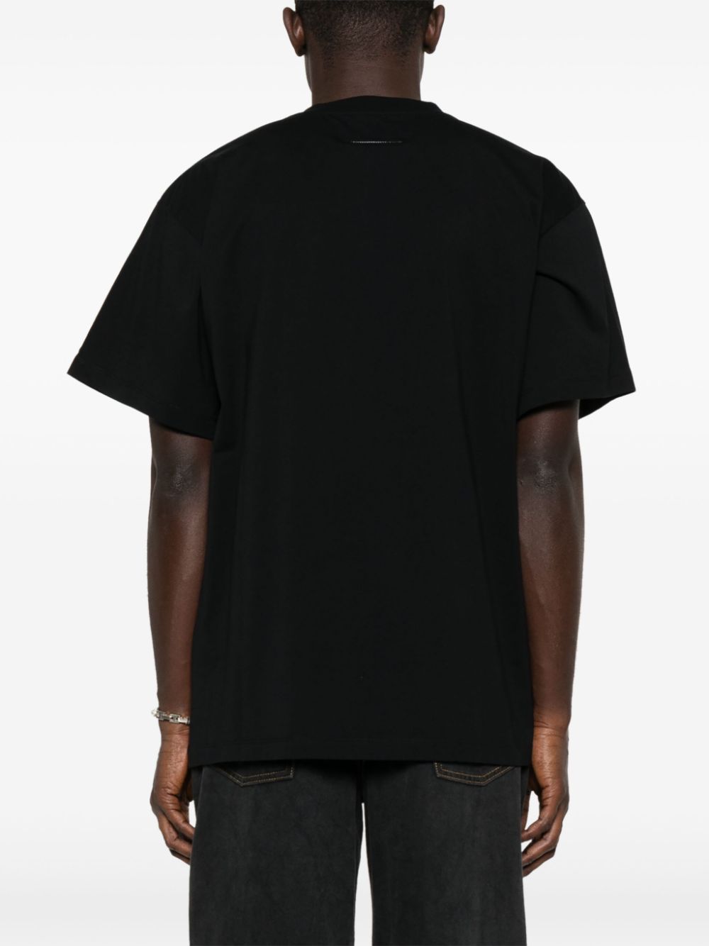 MM6 Maison Margiela Black Cotton T-Shirt