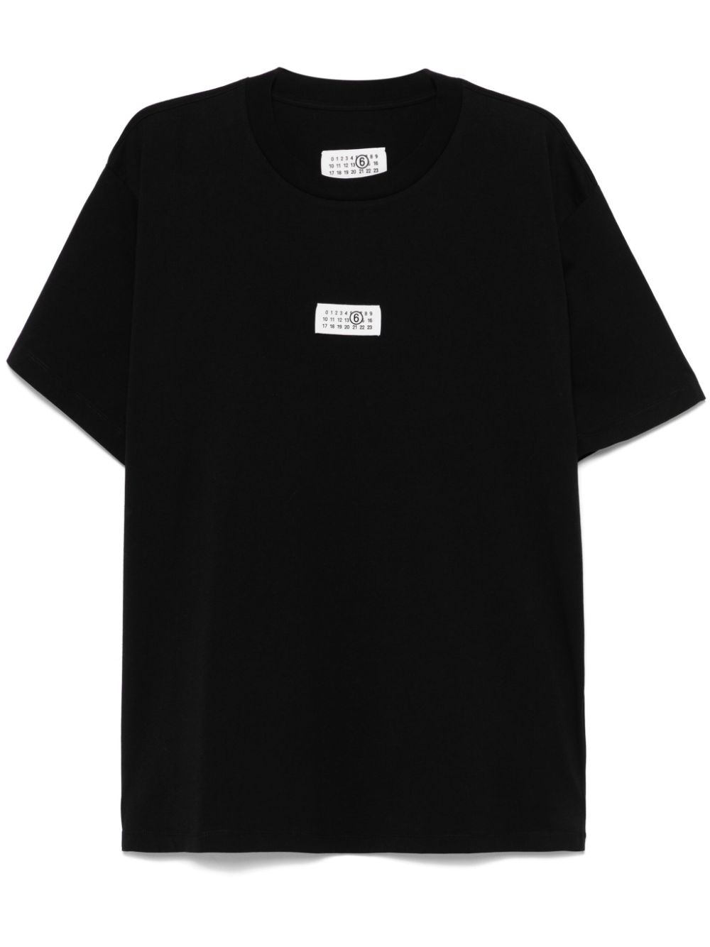 MM6 Maison Margiela Black Cotton T-Shirt