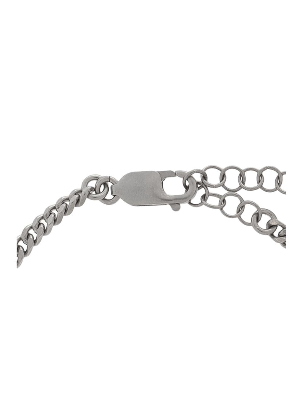 MM6 Maison Margiela Logo Bracelet Silver