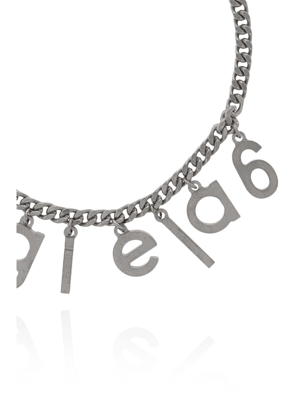 MM6 Maison Margiela Logo Bracelet Silver