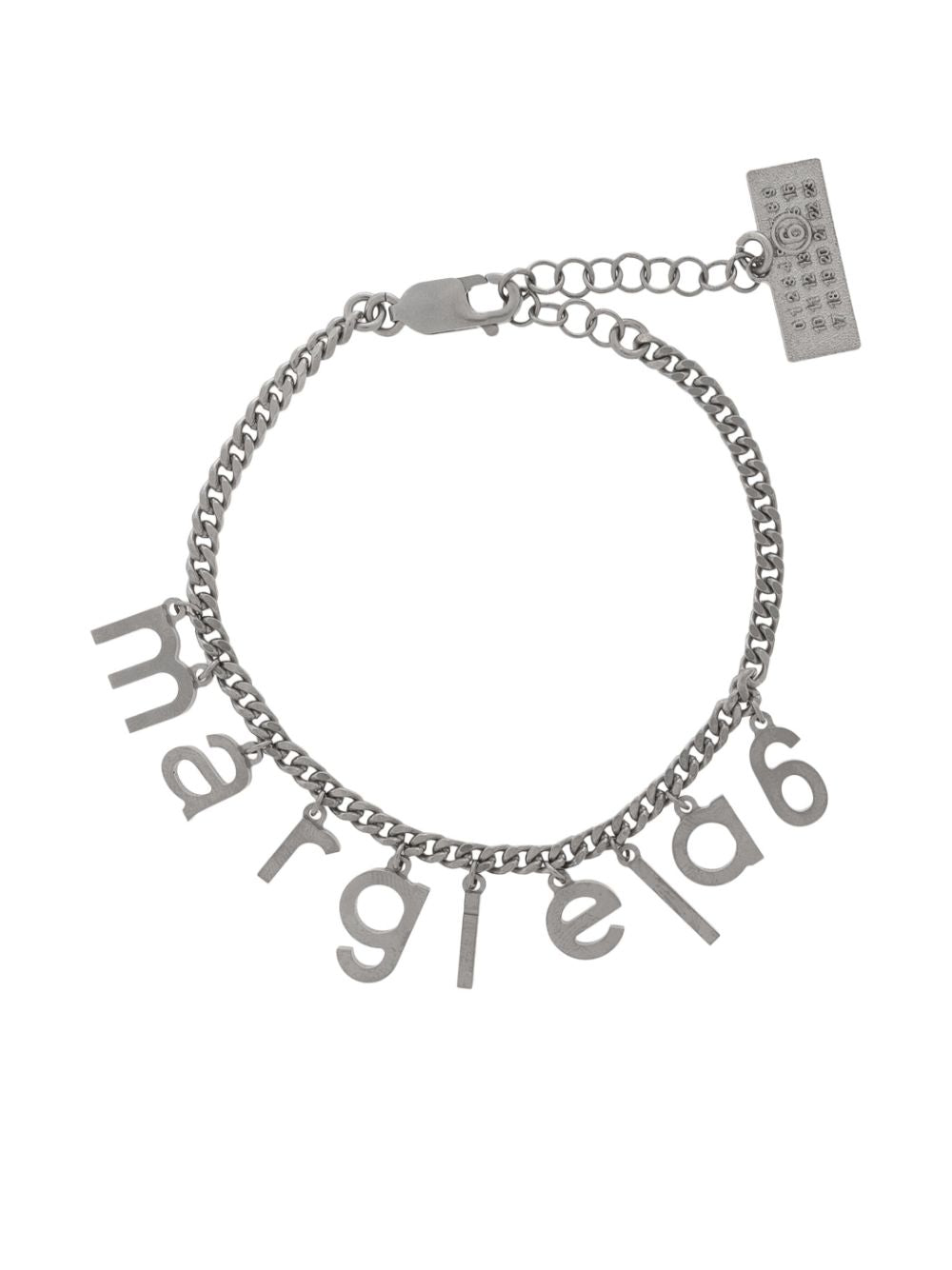 MM6 Maison Margiela Logo Bracelet Silver