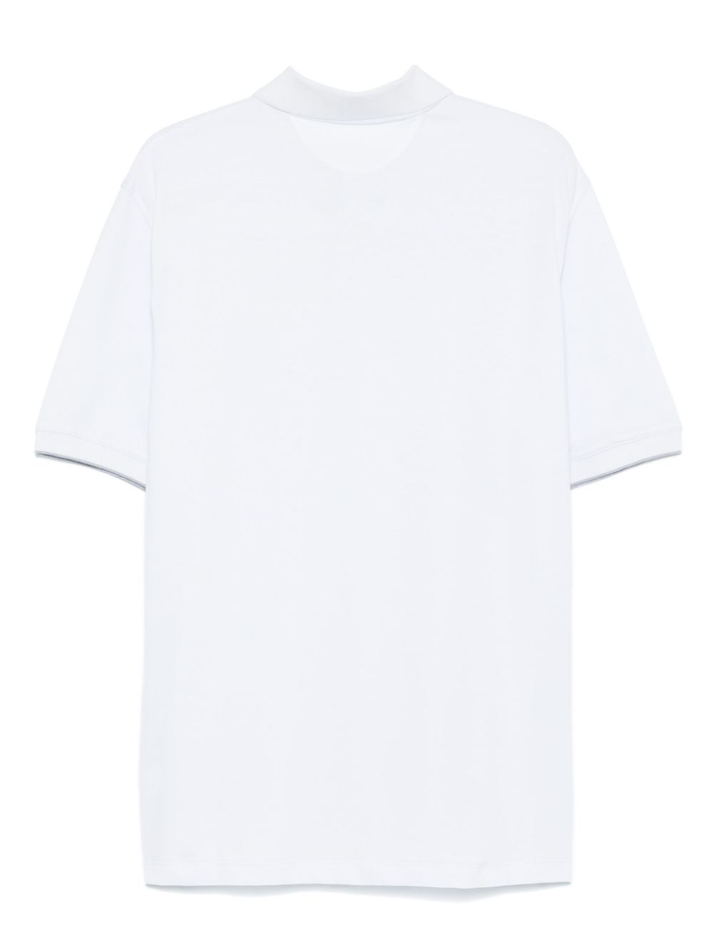 Brunello Cucinelli Cotton Polo Shirt In Clear Blue