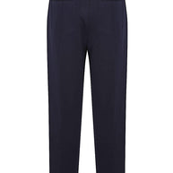 Brunello Cucinelli Cotton And Cashmere Blend Pants In Blue