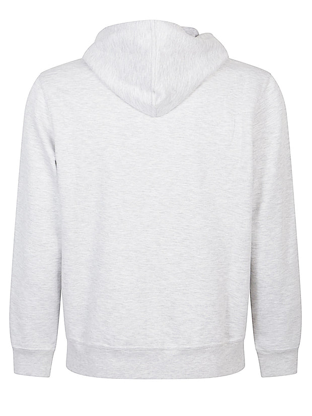 Brunello Cucinelli Full Zip Sweatshirt In Grey
