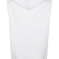Brunello Cucinelli Cotton Blend Hooded Vest In Grey